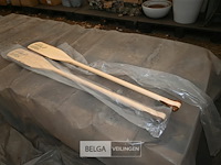 2 x houten steekpeddel - afbeelding 1 van  5