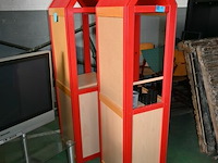 2 x houten toren voor kinderkamer - afbeelding 1 van  4