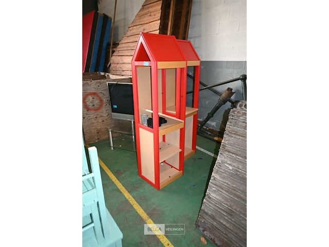 2 x houten toren voor kinderkamer - afbeelding 2 van  4