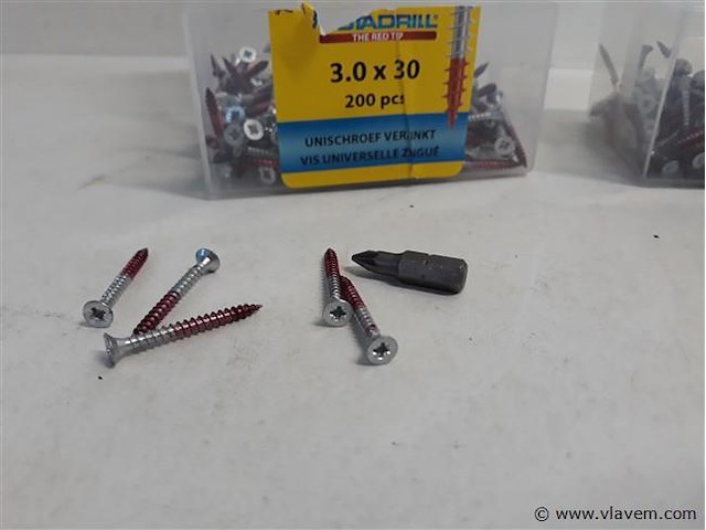 2 x houtschroeven 3x30mm 200 stuks - afbeelding 2 van  2