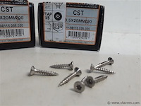 2 x houtschroeven inox 3,5x20mm 200 stuks - afbeelding 2 van  2