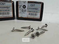 2 x houtschroeven inox 3,5x20mm 200 stuks - afbeelding 3 van  3