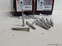 2 x houtschroeven terrasschroeven inox 5x40mm 200 stuks - afbeelding 2 van  2