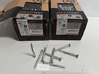 2 x houtschroeven terrasschroeven inox 5x50mm 200 stuks - afbeelding 1 van  3