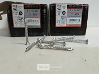 2 x houtschroeven terrasschroeven inox 5x50mm 200 stuks - afbeelding 3 van  3