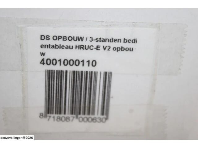 2 x hruc-3st / hruc 3-standenschakelaar + led opbouw - afbeelding 3 van  4