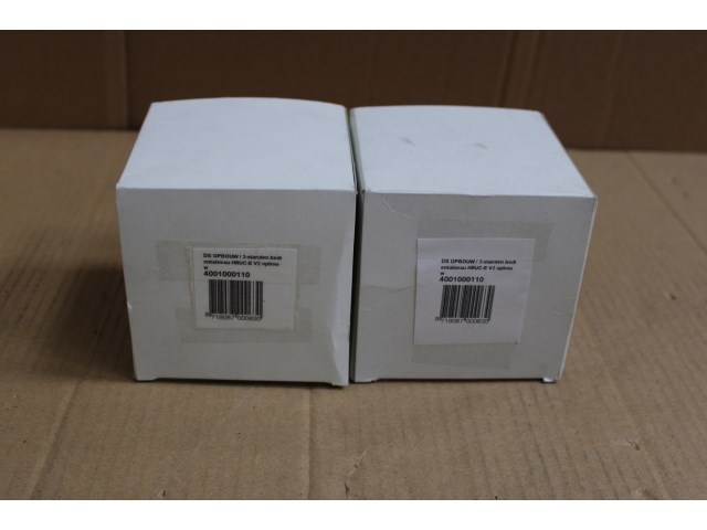 2 x hruc-3st / hruc 3-standenschakelaar + led opbouw - afbeelding 1 van  3