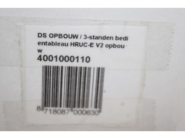 2 x hruc-3st / hruc 3-standenschakelaar + led opbouw - afbeelding 2 van  3