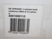 2 x hruc-3st / hruc 3-standenschakelaar + led opbouw - afbeelding 2 van  3