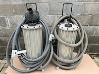 2 x ibix 25l h2o zandstraalmachine/straalketel - afbeelding 1 van  2