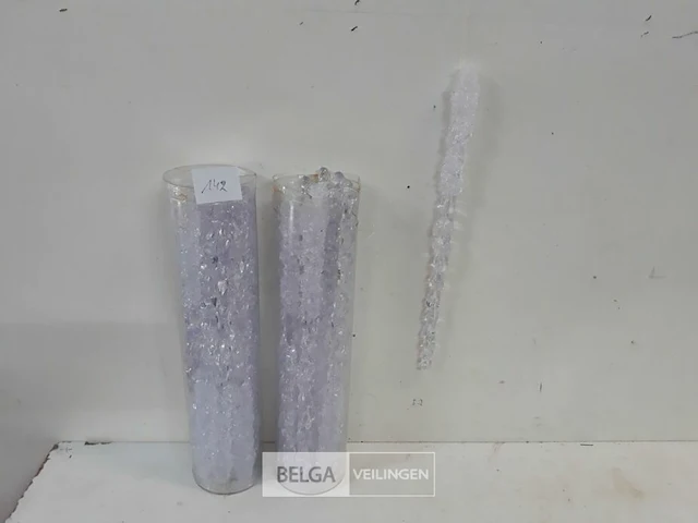 2 x ijspegels acryl 30 cm 12 stuks - afbeelding 1 van  3