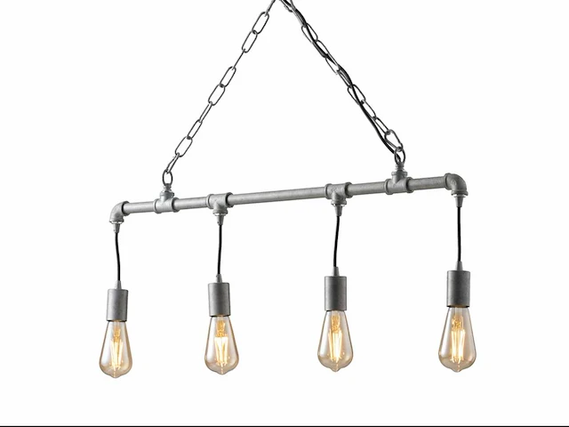 2 x industriële retro hanglamp 4 lichts - afbeelding 6 van  9