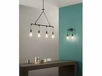2 x industriële retro hanglamp 4 lichts - afbeelding 2 van  9
