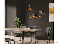 2 x industriële retro wandlamp 3 lichts - afbeelding 2 van  7