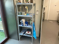 2 x inox rek met 5 leggers en 2 aluminium rekken (3x) - afbeelding 2 van  13