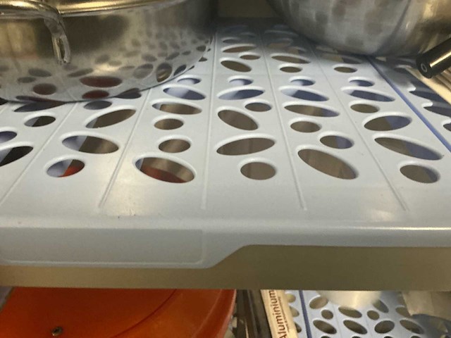 2 x inox rek met 5 leggers en 2 aluminium rekken (3x) - afbeelding 4 van  13