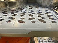 2 x inox rek met 5 leggers en 2 aluminium rekken (3x) - afbeelding 4 van  13