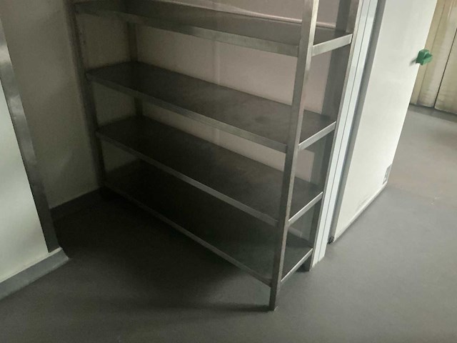 2 x inox rek met 5 leggers en 2 aluminium rekken (3x) - afbeelding 7 van  13