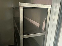 2 x inox rek met 5 leggers en 2 aluminium rekken (3x) - afbeelding 8 van  13