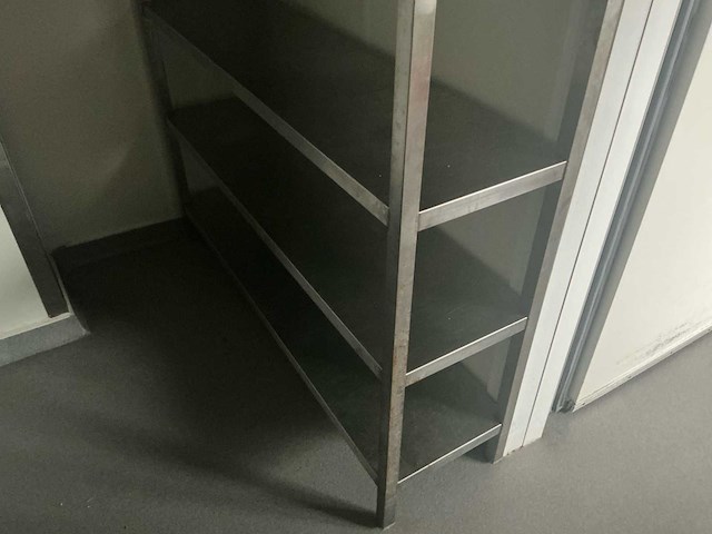 2 x inox rek met 5 leggers en 2 aluminium rekken (3x) - afbeelding 11 van  13