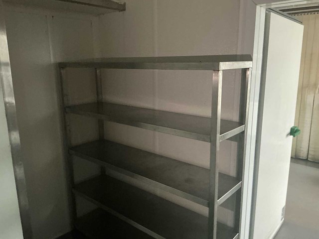 2 x inox rek met 5 leggers en 2 aluminium rekken (3x) - afbeelding 2 van  4