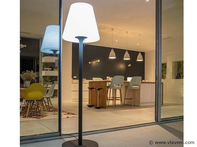 2 x intec bart design buiten lamp zwart - afbeelding 3 van  9