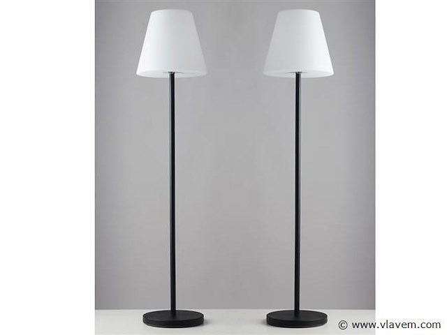 2 x intec bart design buiten lamp zwart - afbeelding 5 van  9