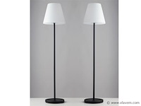 2 x intec bart design buiten lamp zwart - afbeelding 5 van  9