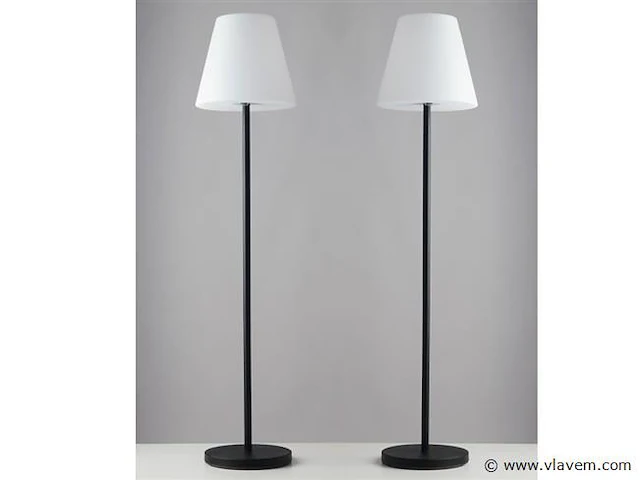 2 x intec bart design buiten lamp zwart - afbeelding 5 van  9