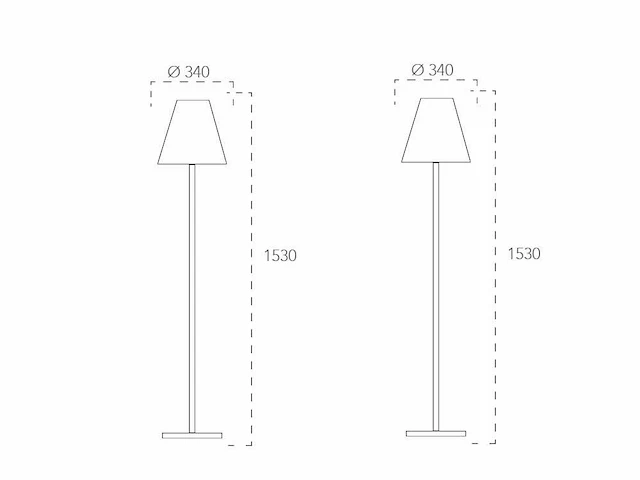 2 x intec bart design buiten lamp zwart - afbeelding 2 van  4