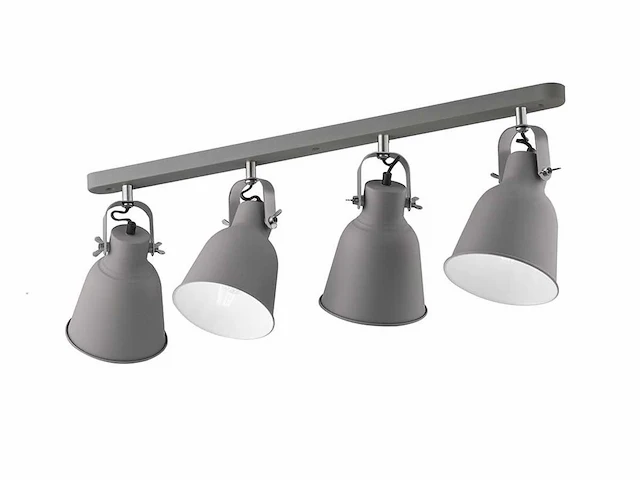 2 x intec legend plafondlamp 4 lichts, warm grijs - afbeelding 1 van  8