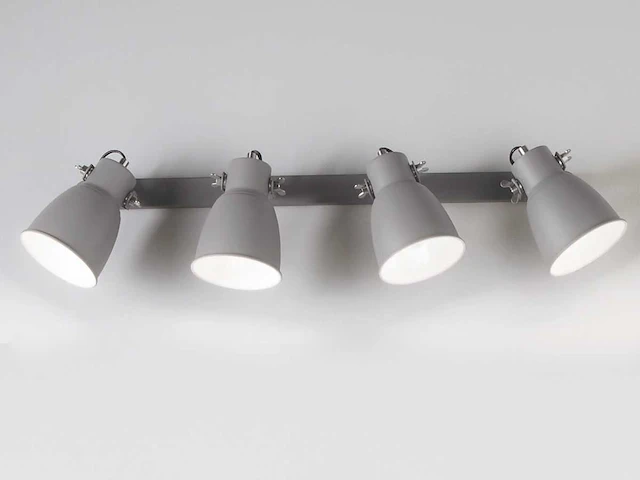 2 x intec legend plafondlamp 4 lichts, warm grijs - afbeelding 3 van  8