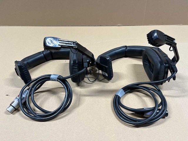 2 x intercom beyer dynamic dt108 one ear headphone w/single microphone - afbeelding 1 van  4