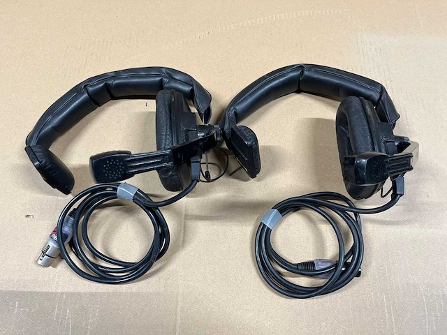 2 x intercom beyer dynamic dt108 one ear headphone w/single microphone - afbeelding 4 van  4