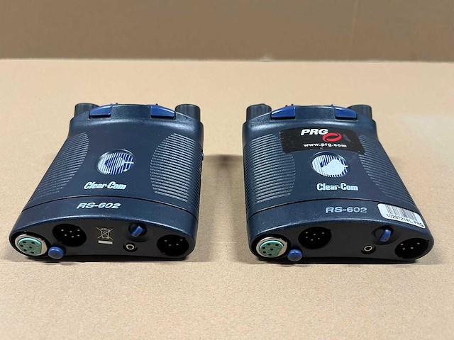 2 x intercom clearcom rs-602 beltpack 2-channel - afbeelding 4 van  4
