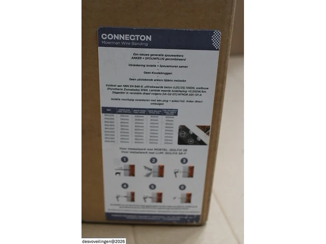 2 x isolfix nt spouwankerplug 10x300mm (200st) - afbeelding 4 van  4