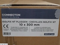 2 x isolfix nt spouwankerplug 10x300mm (200st) - afbeelding 3 van  4