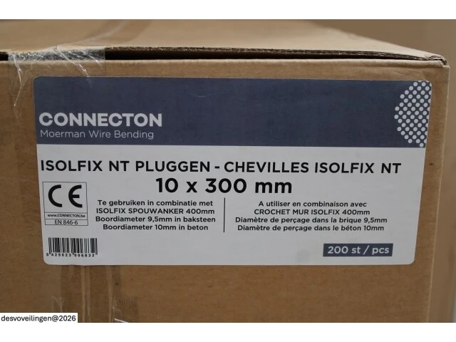 2 x isolfix nt spouwankerplug 10x300mm (200st) - afbeelding 3 van  4