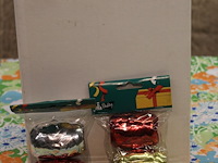 2 x karton inpaklinten diverse kleuren - afbeelding 2 van  2