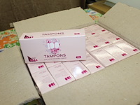 2 x karton tampons super cotton 100 - afbeelding 1 van  1