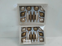 2 x kerstballen glas mix 12 stuks - afbeelding 2 van  3