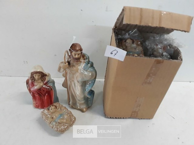 2 x kerstfiguren 4-19 cm - afbeelding 2 van  3