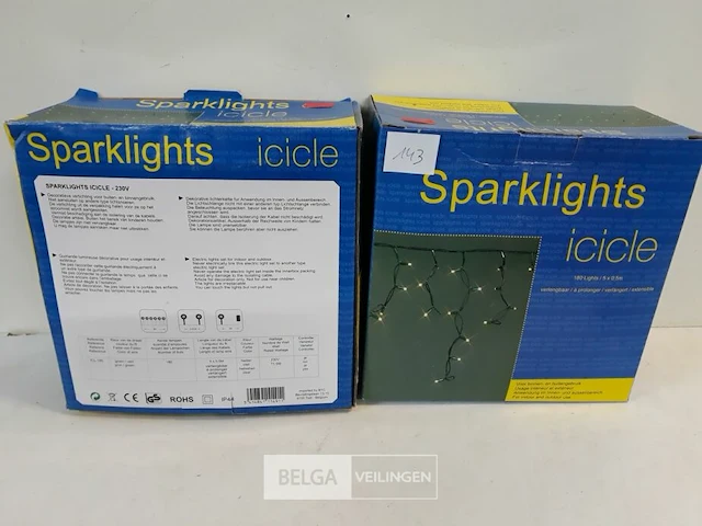 2 x kerstverlichting voor dakrand 5 m afhangen 0,5m - afbeelding 2 van  3