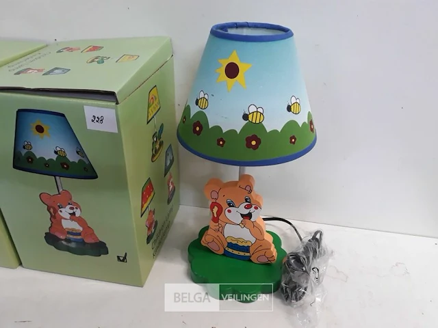 2 x kinderlamp 37 cm beer - afbeelding 3 van  3