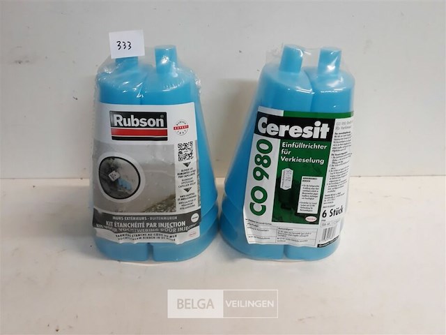 2 x kit voor vochtwering door injectie 6 stuks - afbeelding 1 van  3