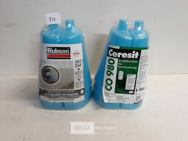 2 x kit voor vochtwering door injectie 6 stuks - afbeelding 1 van  3