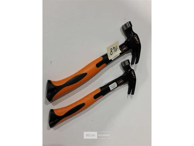 2 x klauwhamer fiber steel 1 x 8 oz 1 x 16 oz - afbeelding 2 van  3