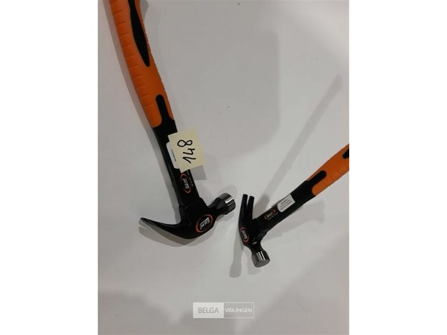 2 x klauwhamer fiber steel 1 x 8 oz 1 x 16 oz - afbeelding 3 van  3