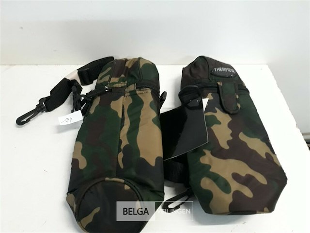 2 x koeltas thermos voor fles max 26cm - afbeelding 2 van  3