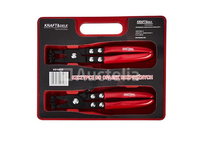2 x kraft&dele 220 mm expansieriemklemmen - afbeelding 1 van  3